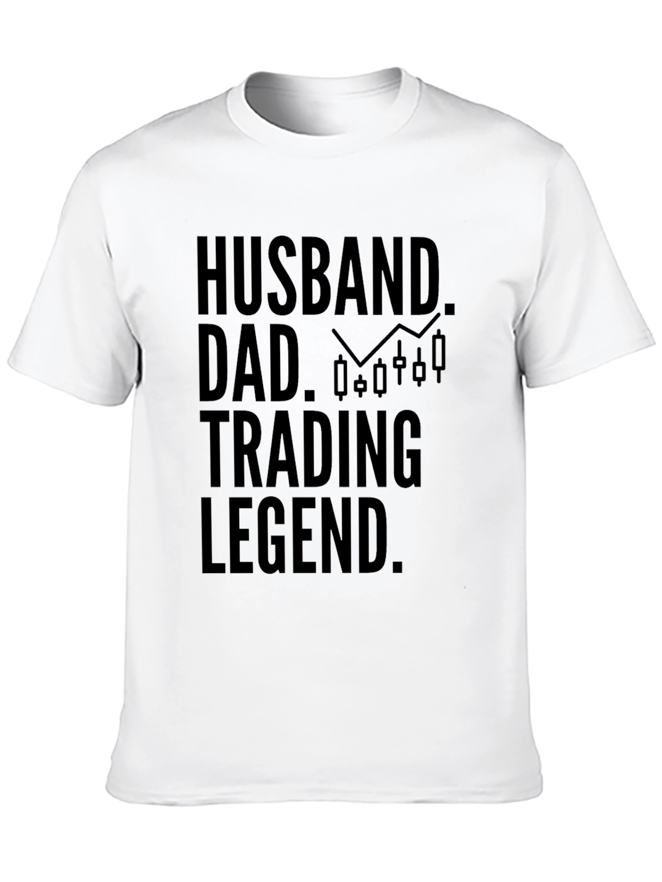 Husband Dad Trading Legend Graphic Tee