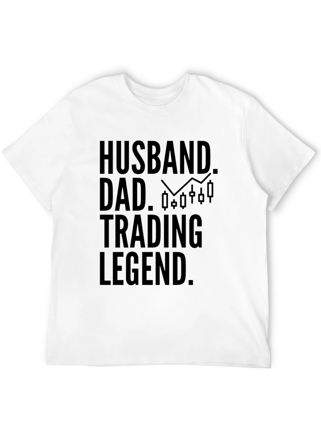 Husband Dad Trading Legend Graphic Tee