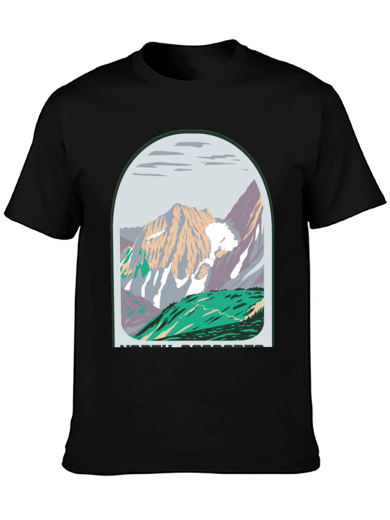 Mountain Range Graphic T-Shirt
