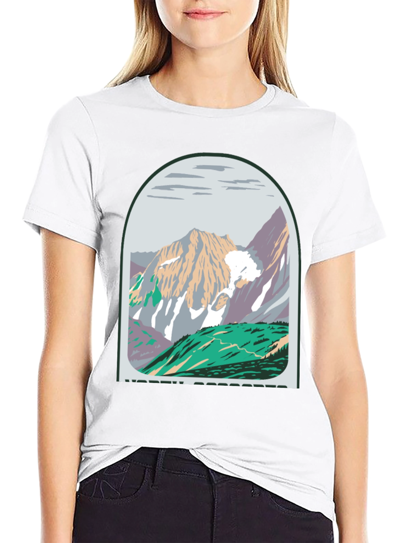 Mountain Range Graphic T-Shirt