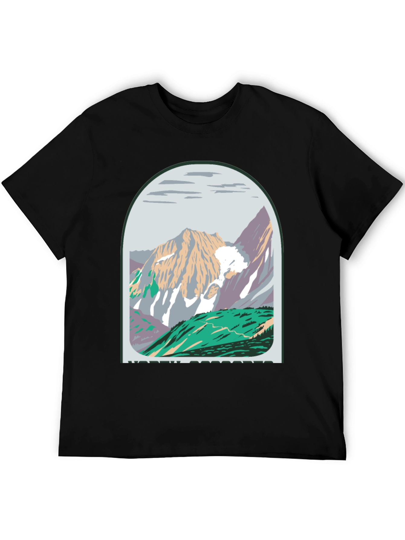 Mountain Range Graphic T-Shirt