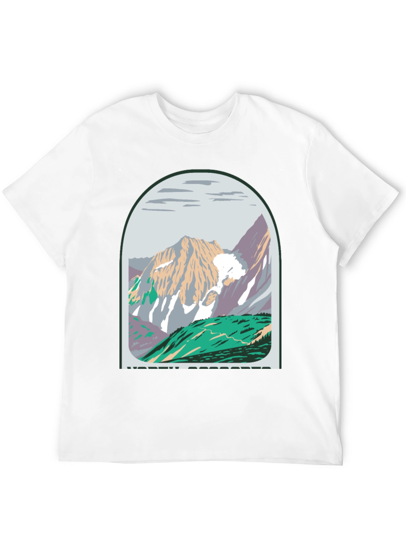 Mountain Range Graphic T-Shirt