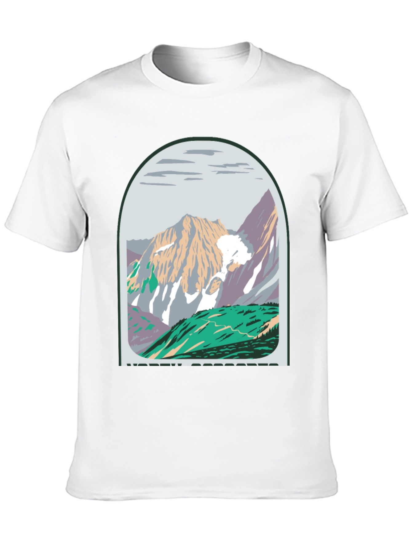 Mountain Range Graphic T-Shirt