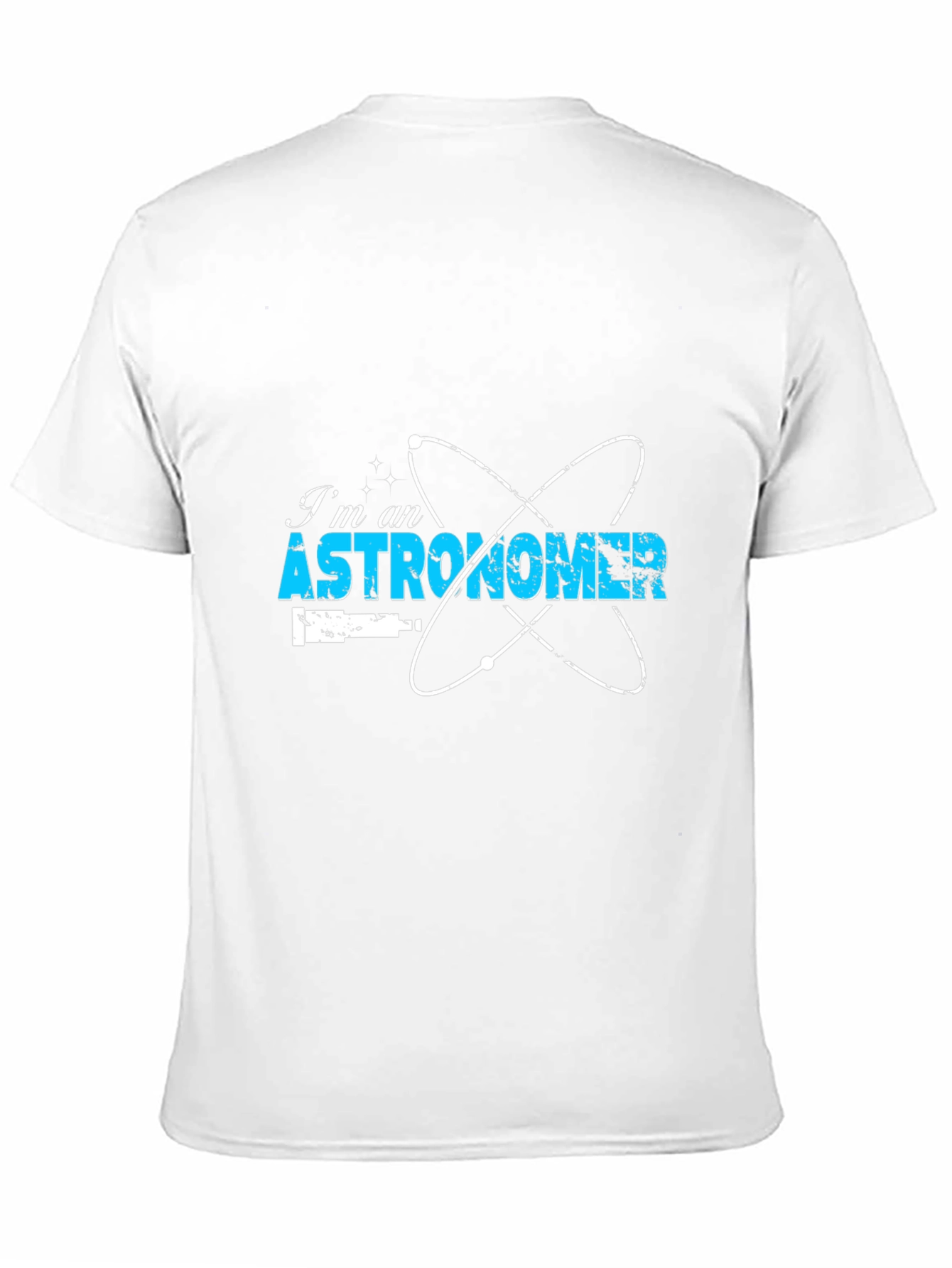 Astronomer Graphic Print Black T-Shirt
