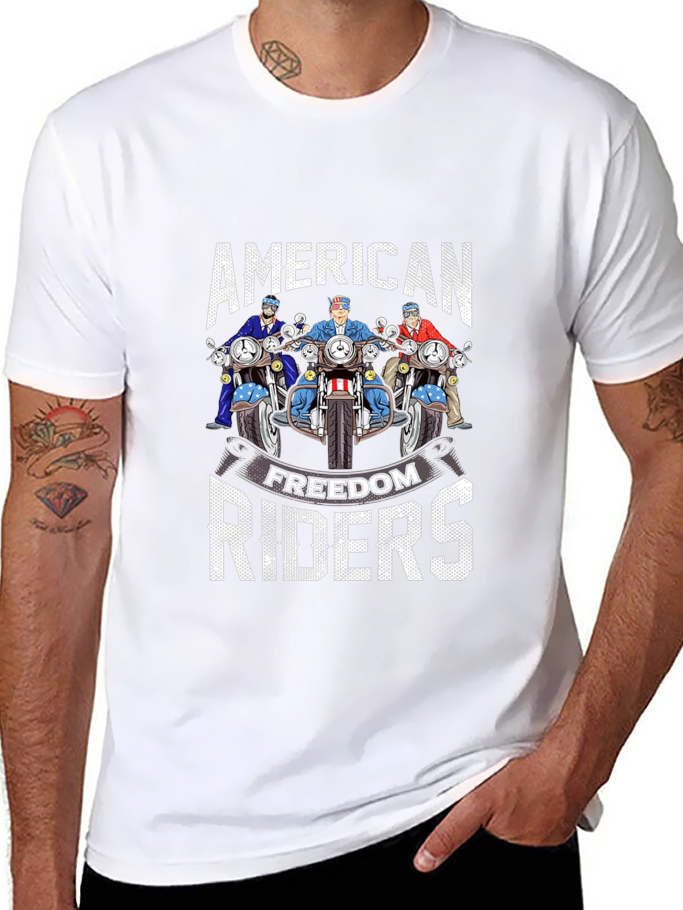 American Freedom Riders Patriotic T-Shirt