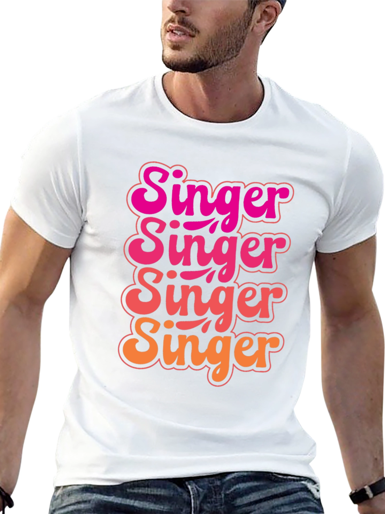 Singer Graphic Tee - Retro Inspired Black T-Shirt