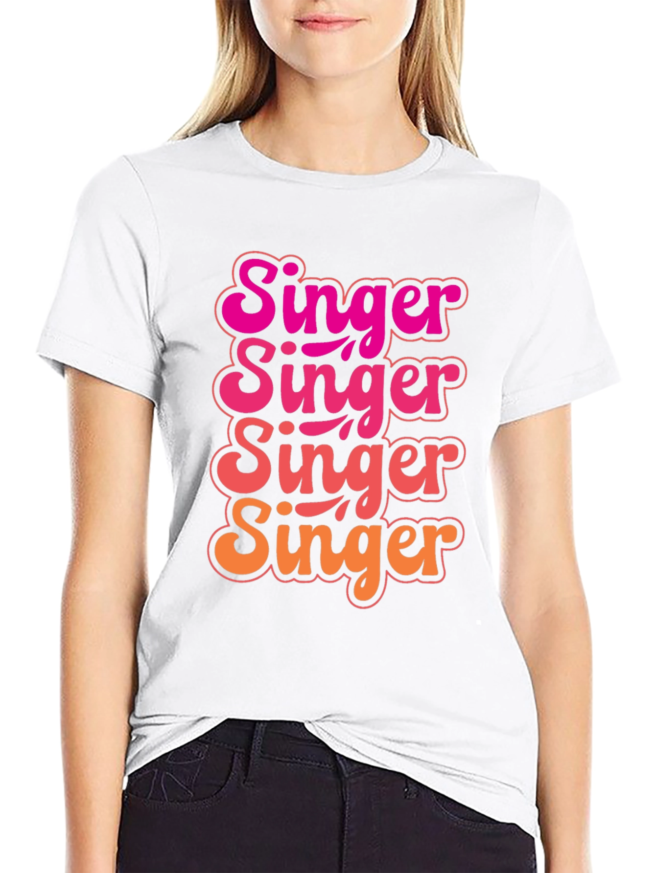 Singer Graphic Tee - Retro Inspired Black T-Shirt