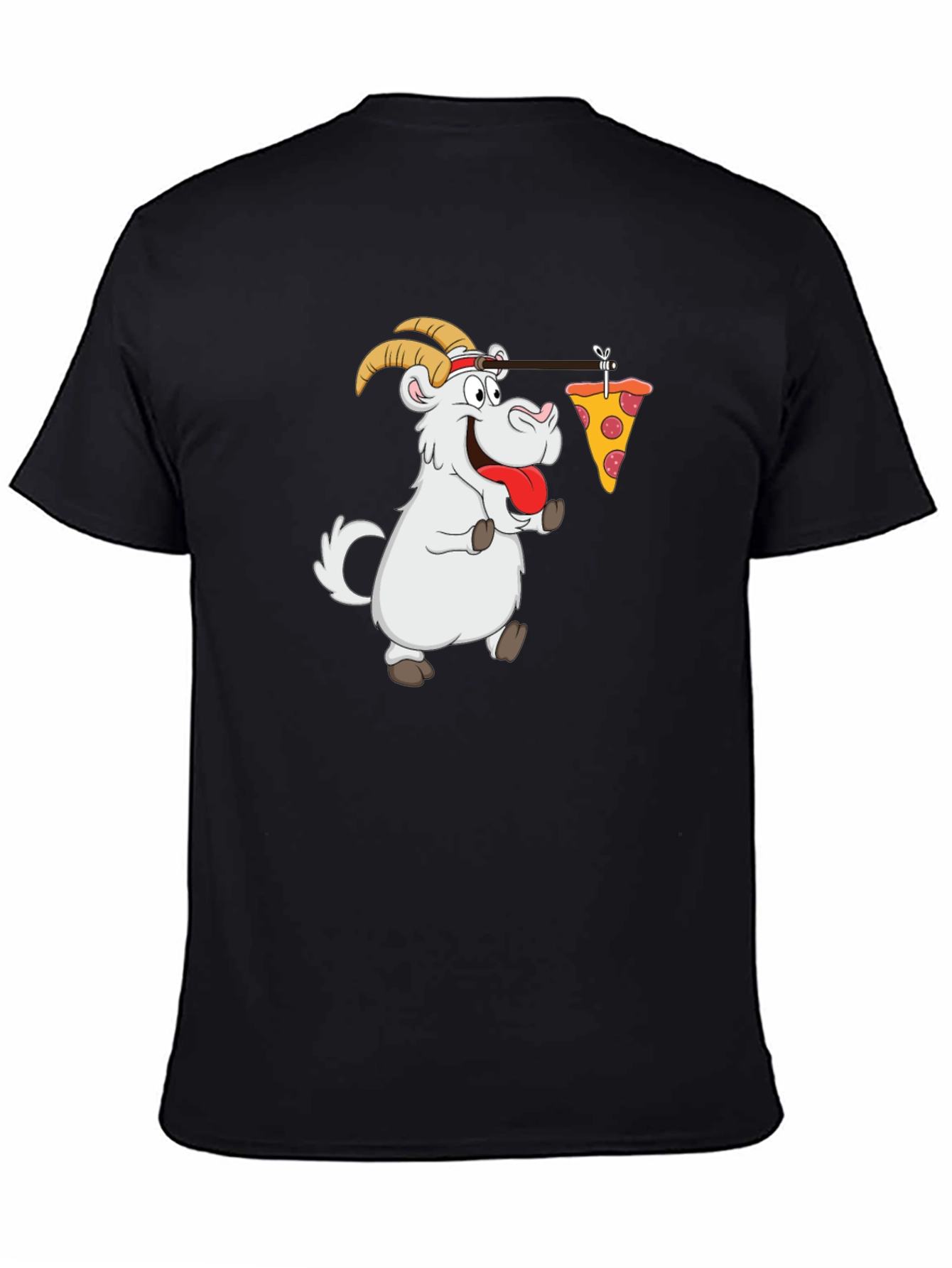 Goat Pizza T-Shirt - Funny Graphic Tee