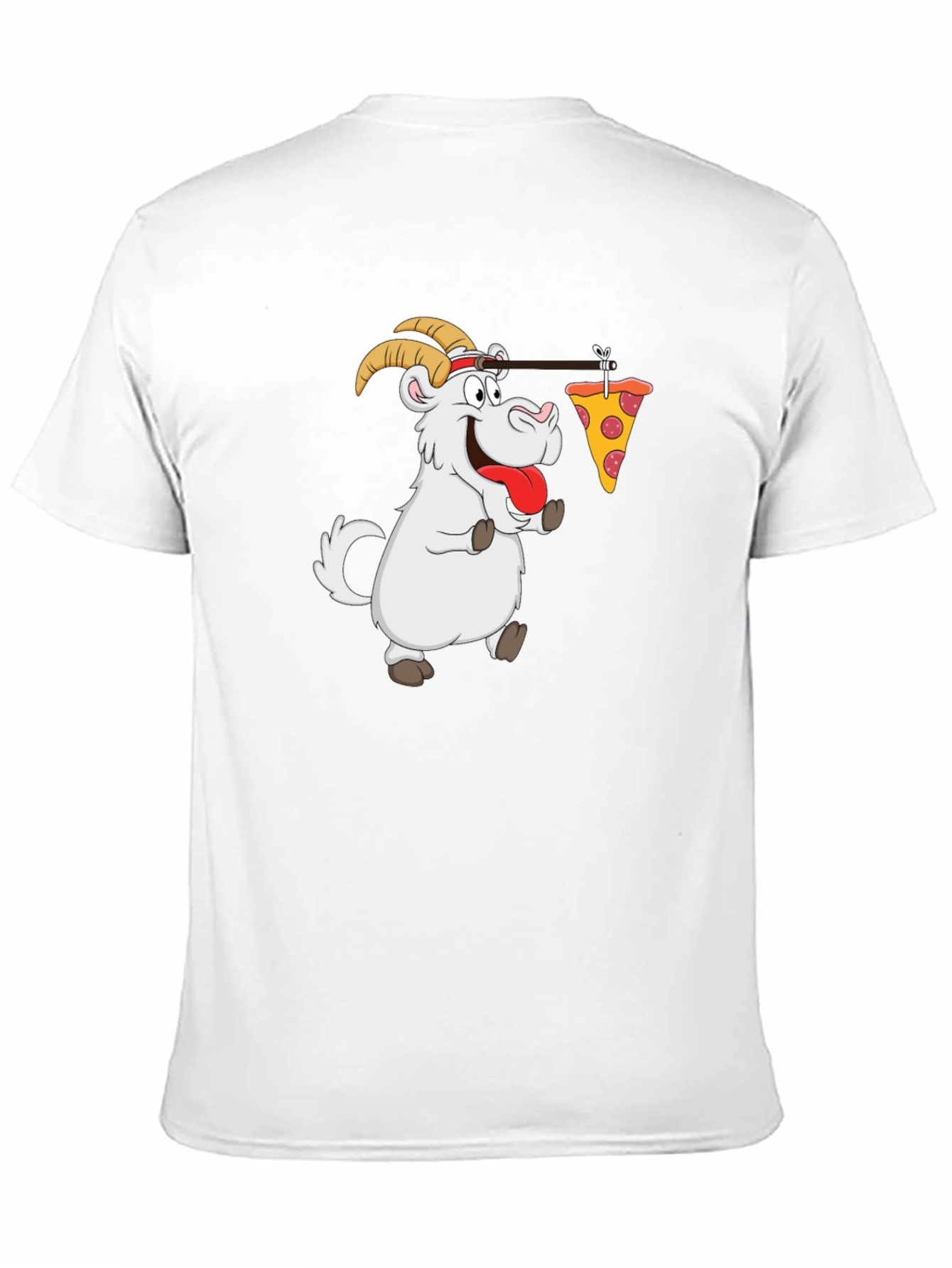 Goat Pizza T-Shirt - Funny Graphic Tee