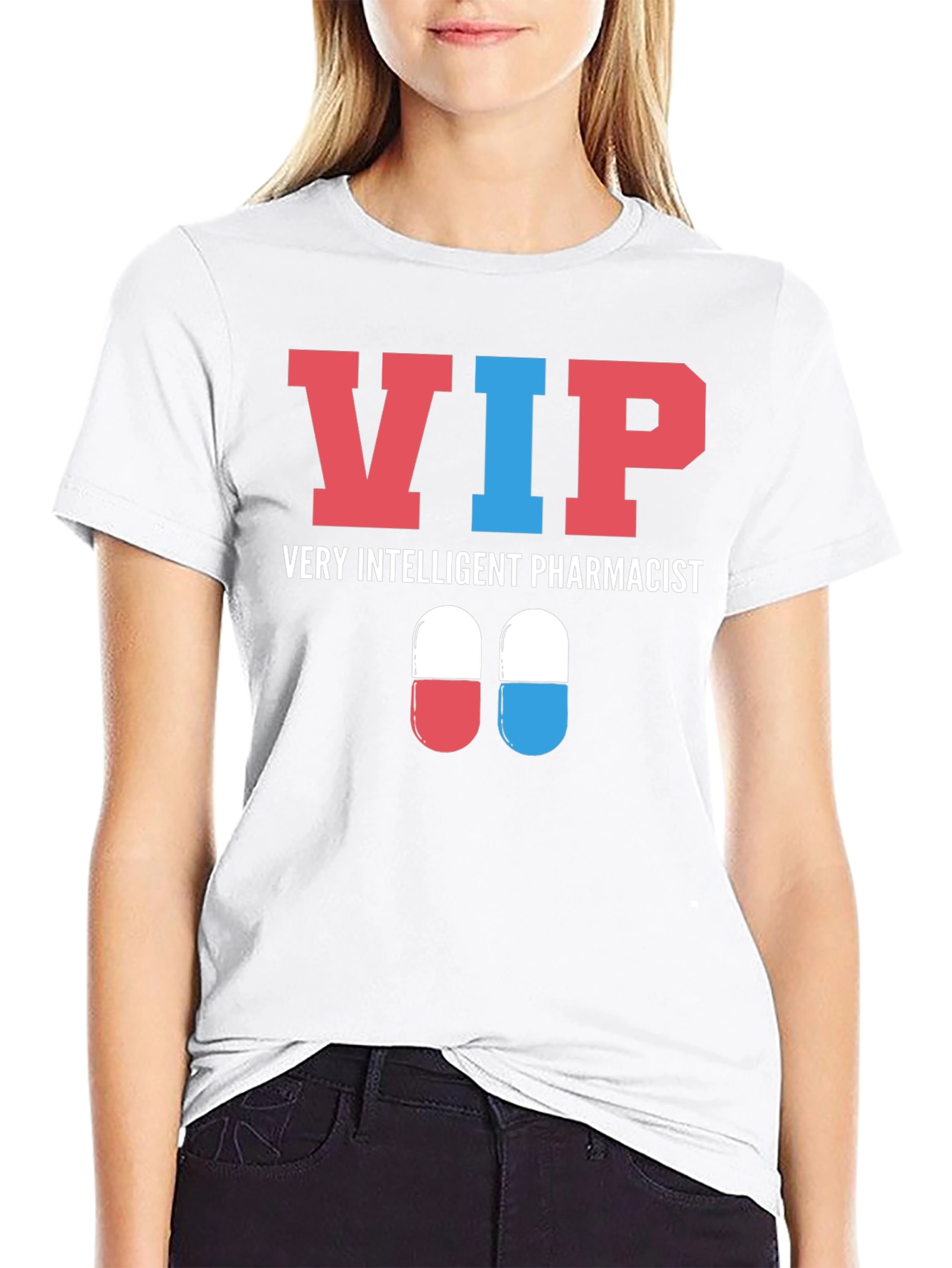 VIP Very Intelligent Pharmacist Graphic T-Shirt