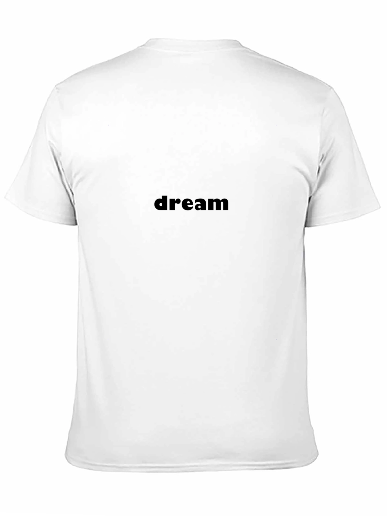 Dream Black Tee - Minimalist Style