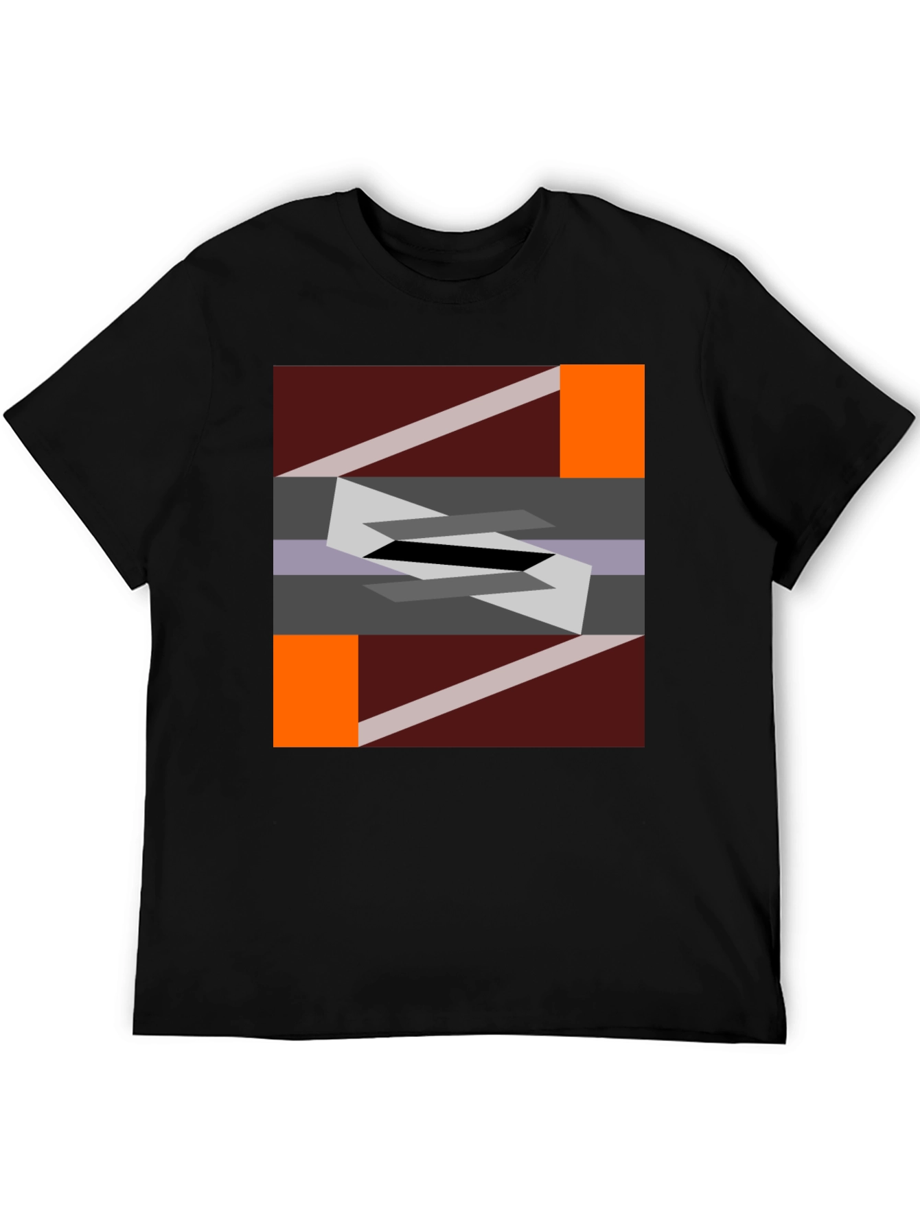 Geometric Abstract Graphic T-Shirt