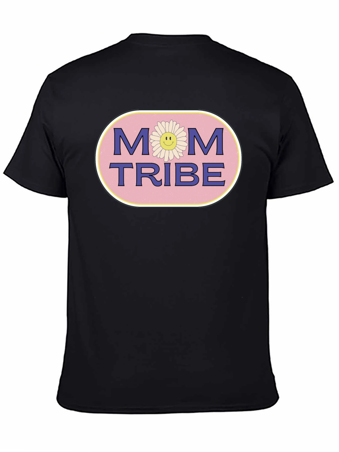 Mom Tribe Graphic Tee - Black Comfort Fit