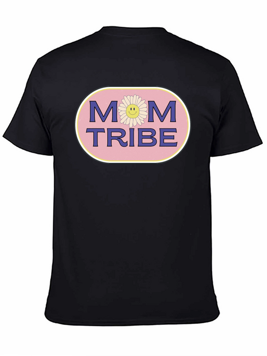 Mom Tribe Graphic Tee - Black Comfort Fit