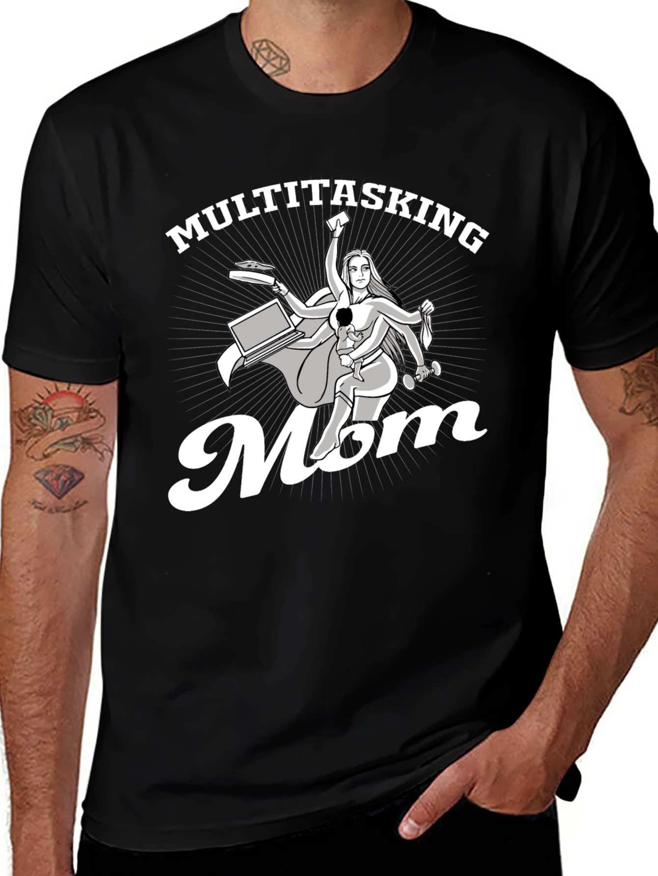 Multitasking Mom T-Shirt - Supermom Tee