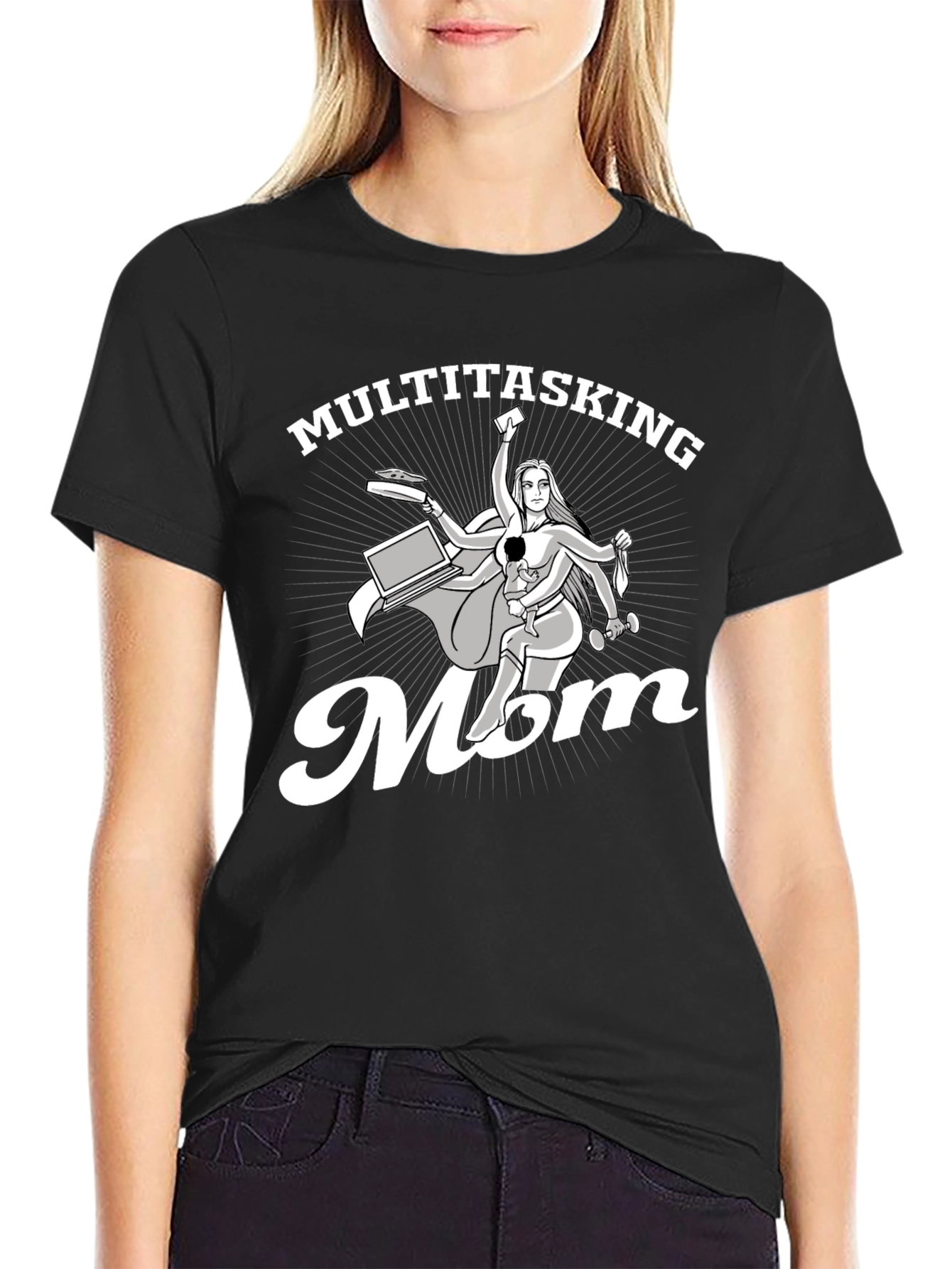 Multitasking Mom T-Shirt - Supermom Tee
