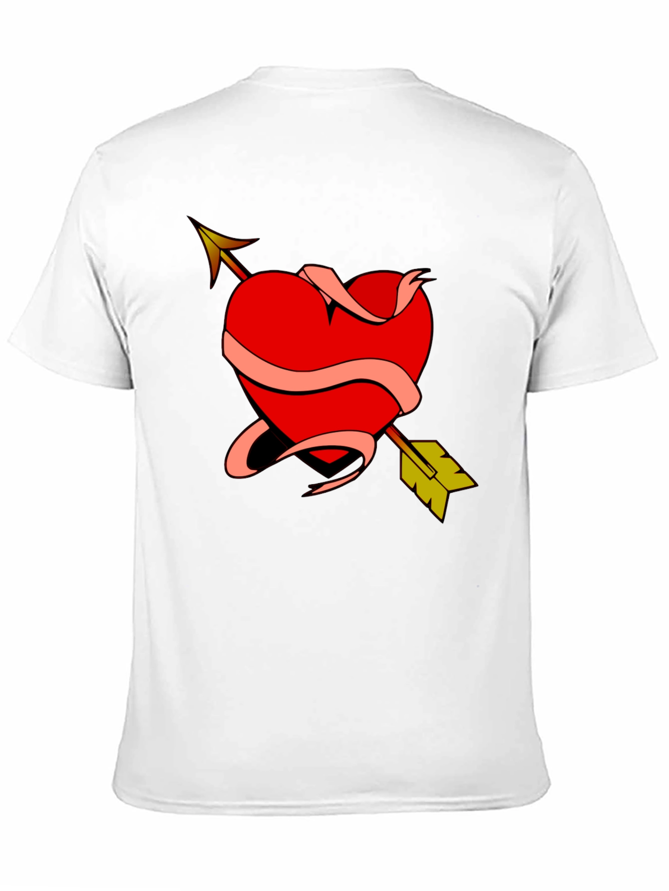 Heart Arrow Graphic T-Shirt - Unique Design