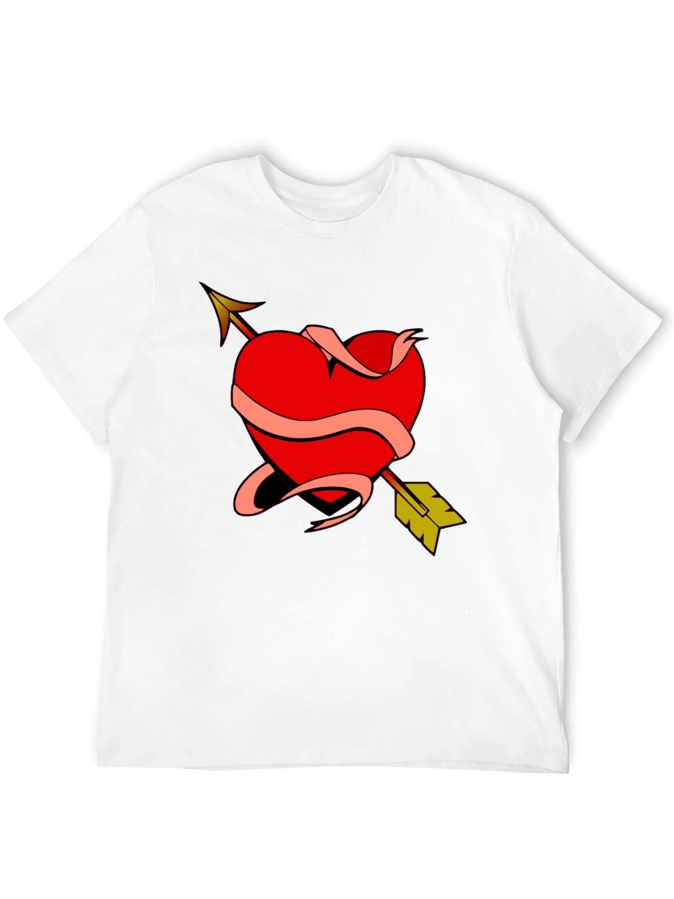Heart Arrow Graphic T-Shirt - Unique Design