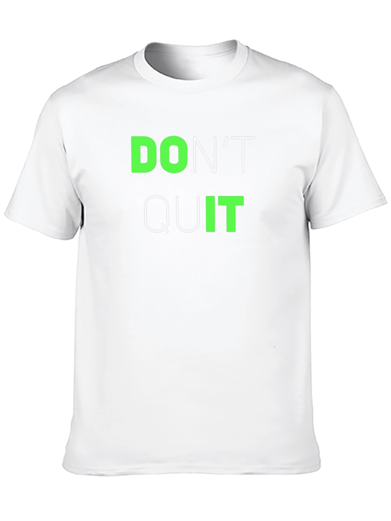 Motivational Dont Quit Graphic Tee