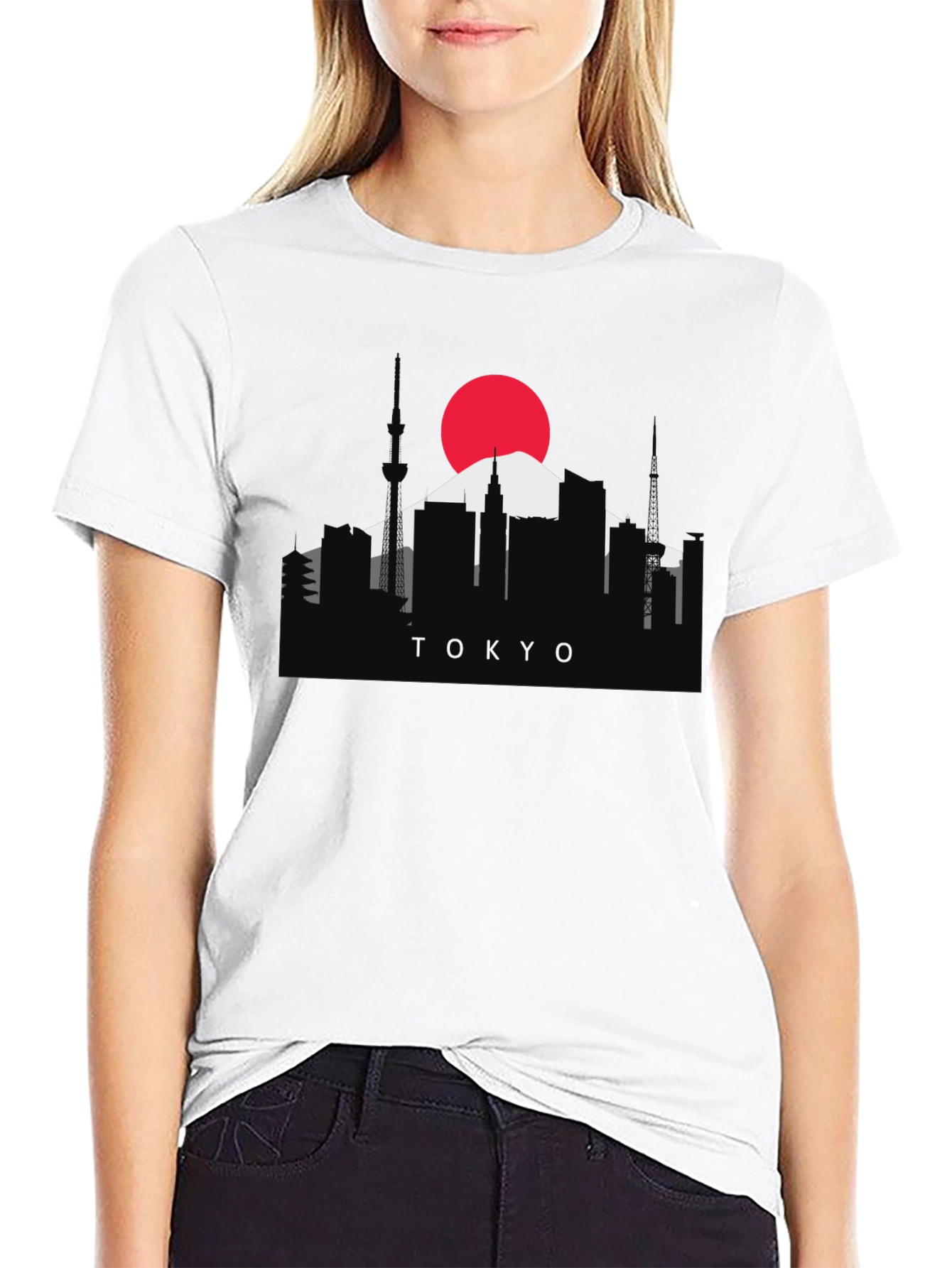 Tokyo Skyline Graphic Tee - Japan Inspired Shirt