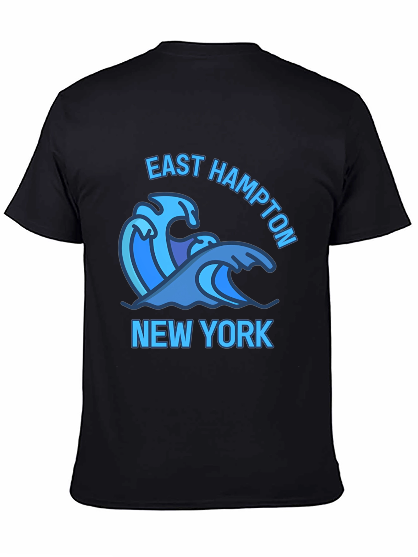 East Hampton New York Wave Graphic Tee