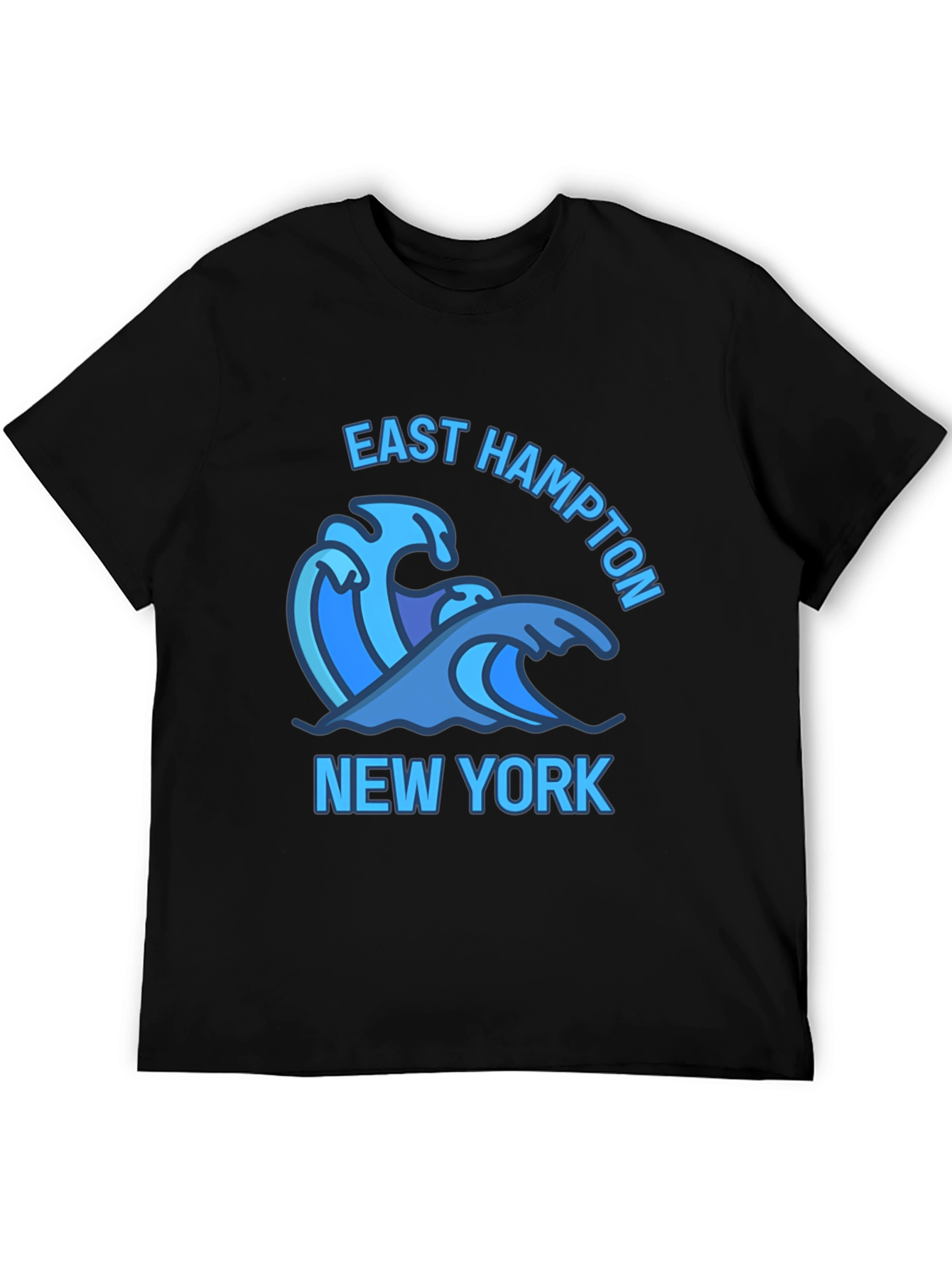 East Hampton New York Wave Graphic Tee