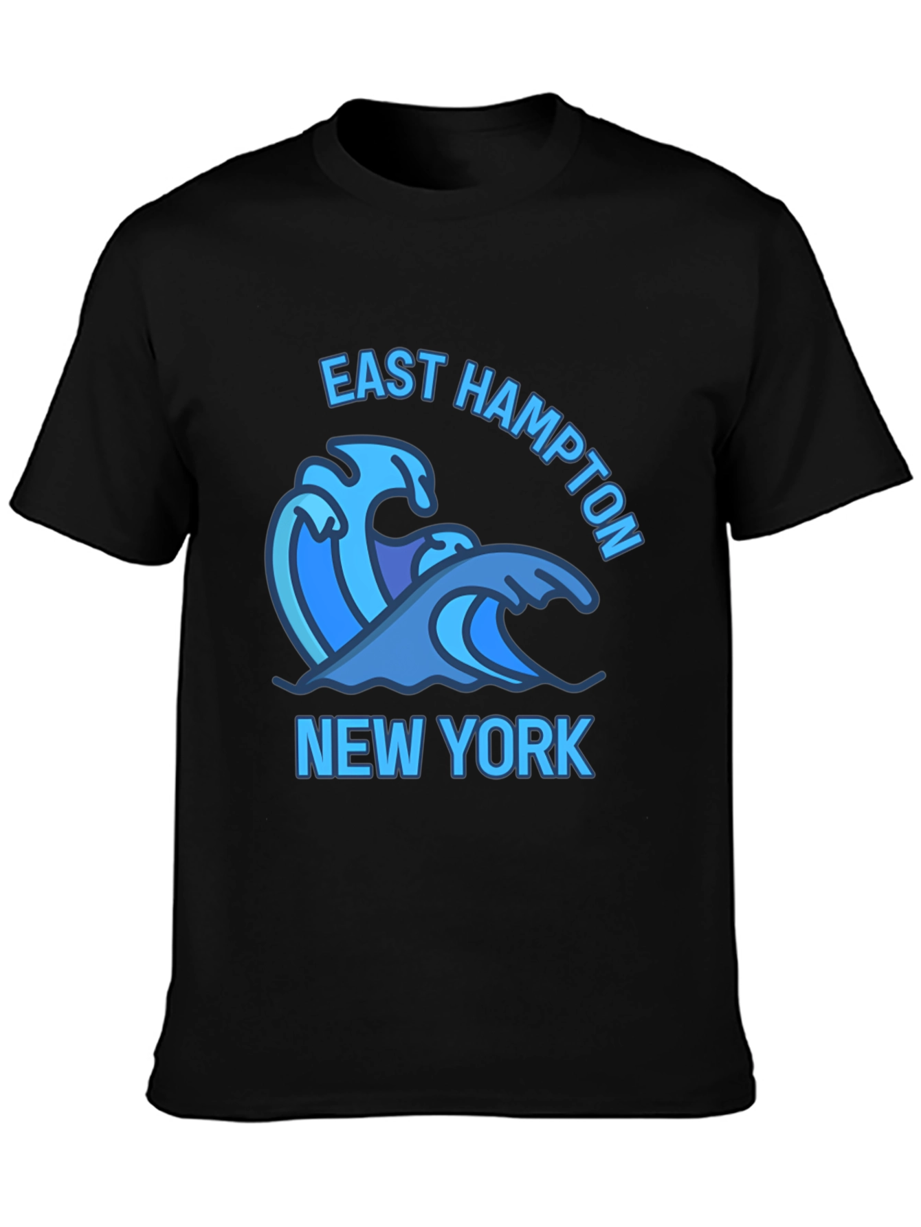 East Hampton New York Wave Graphic Tee