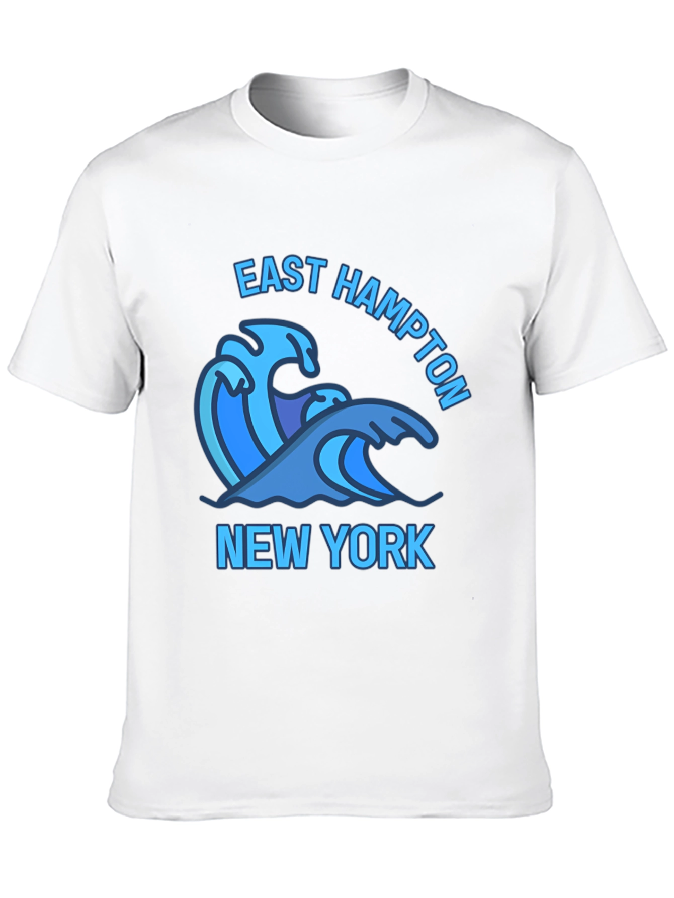 East Hampton New York Wave Graphic Tee