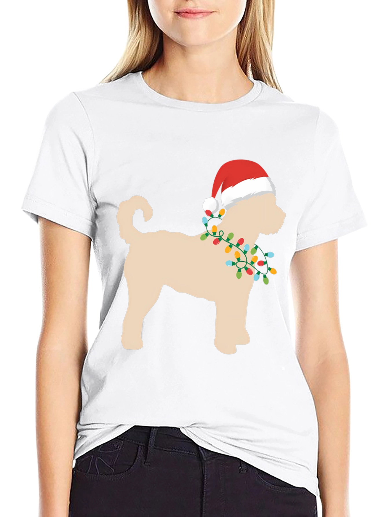 Festive Dog Christmas T-Shirt