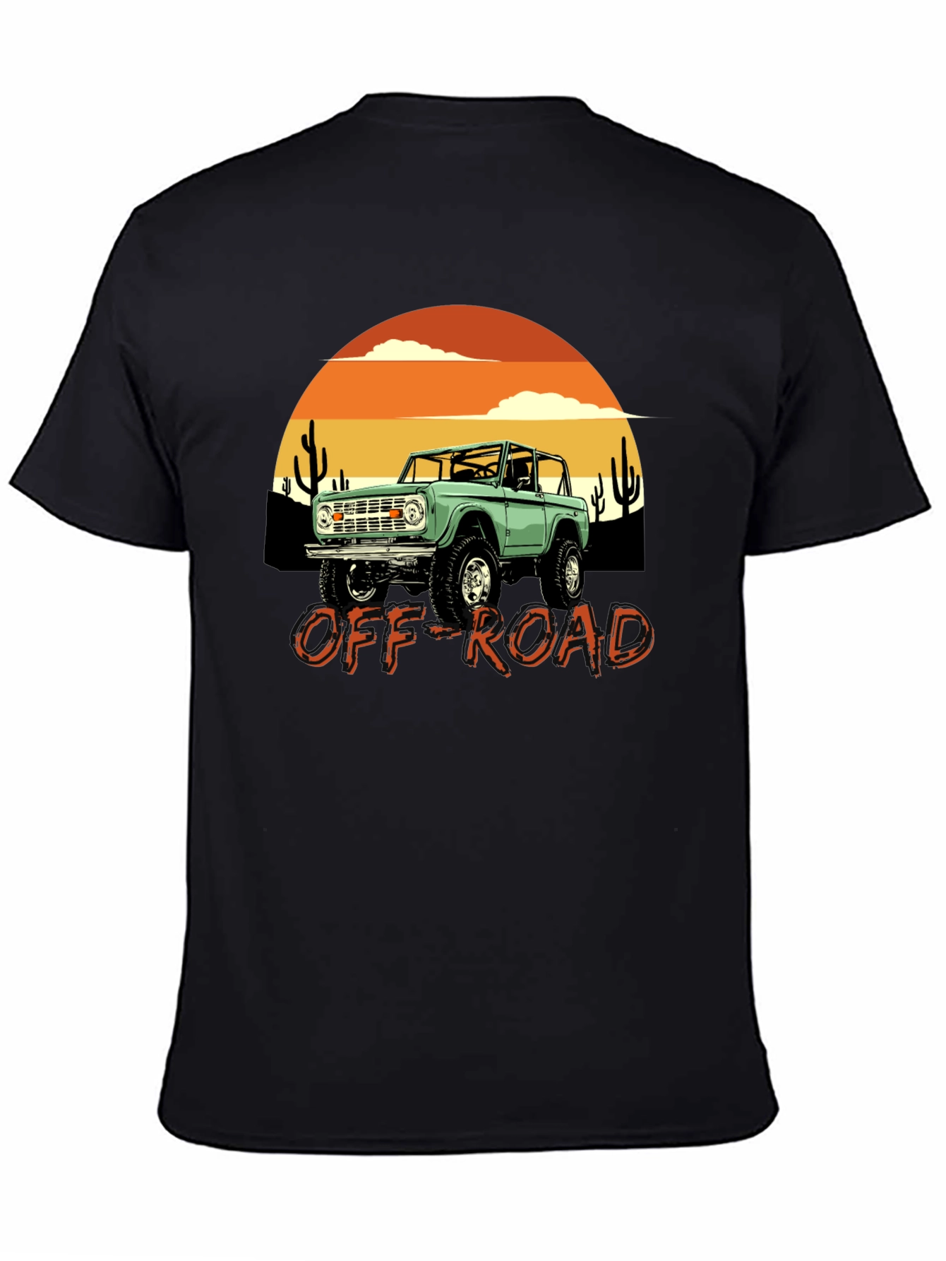 Off-Road Adventure T-Shirt: Desert Sunset Ride