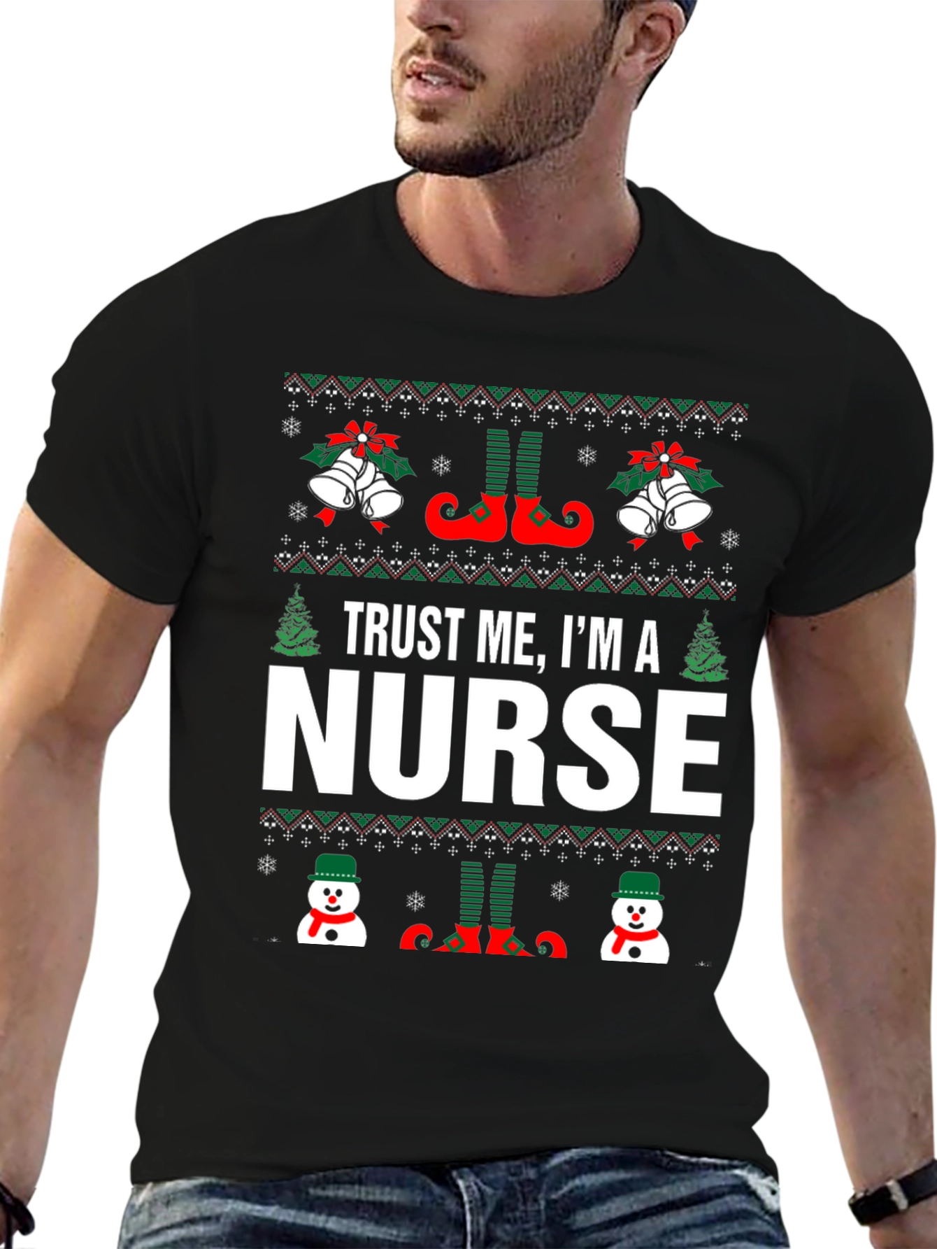Trust Me Im A Nurse Christmas T-Shirt