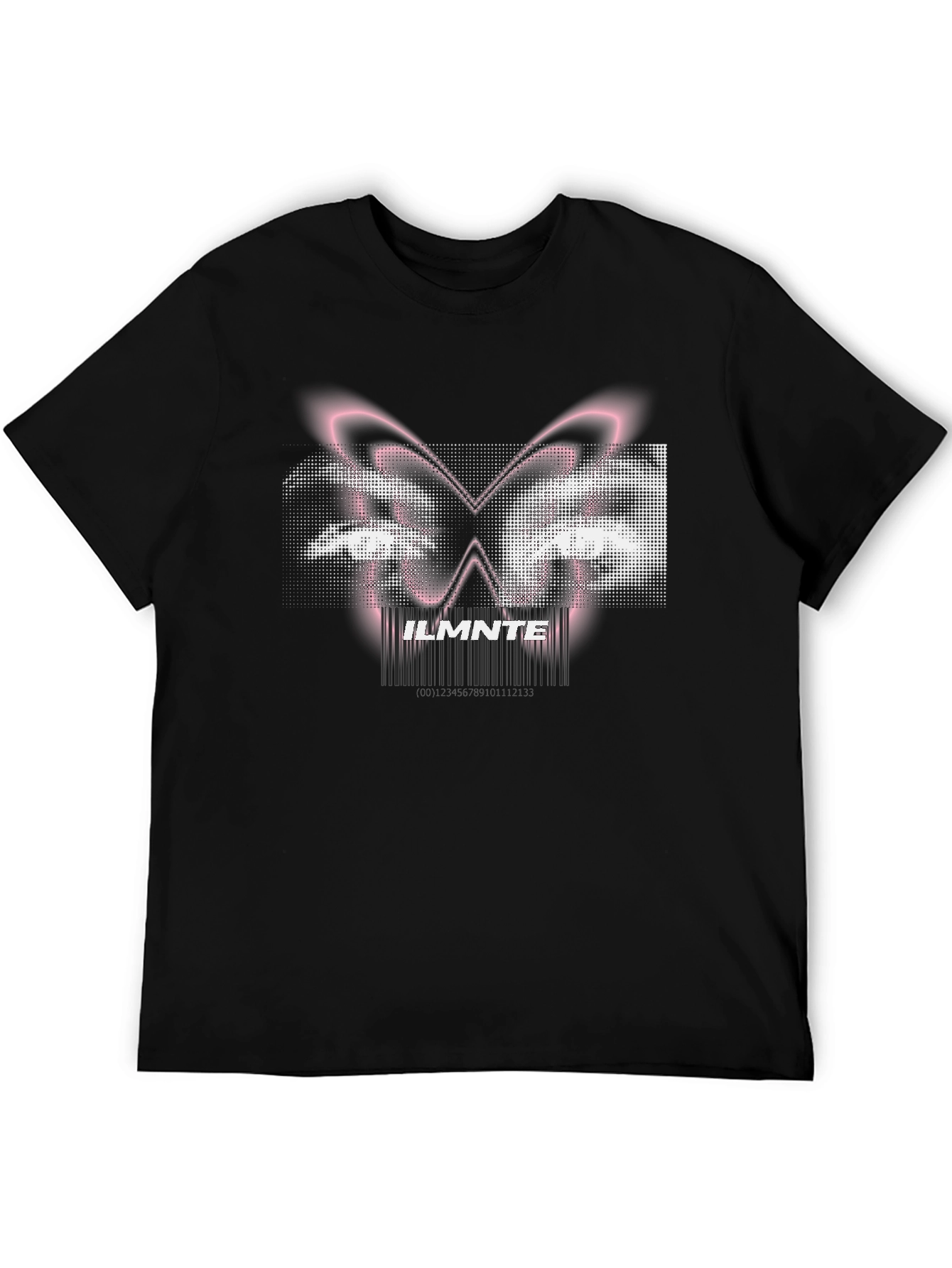 ILMNTE Butterfly Graphic Black T-Shirt