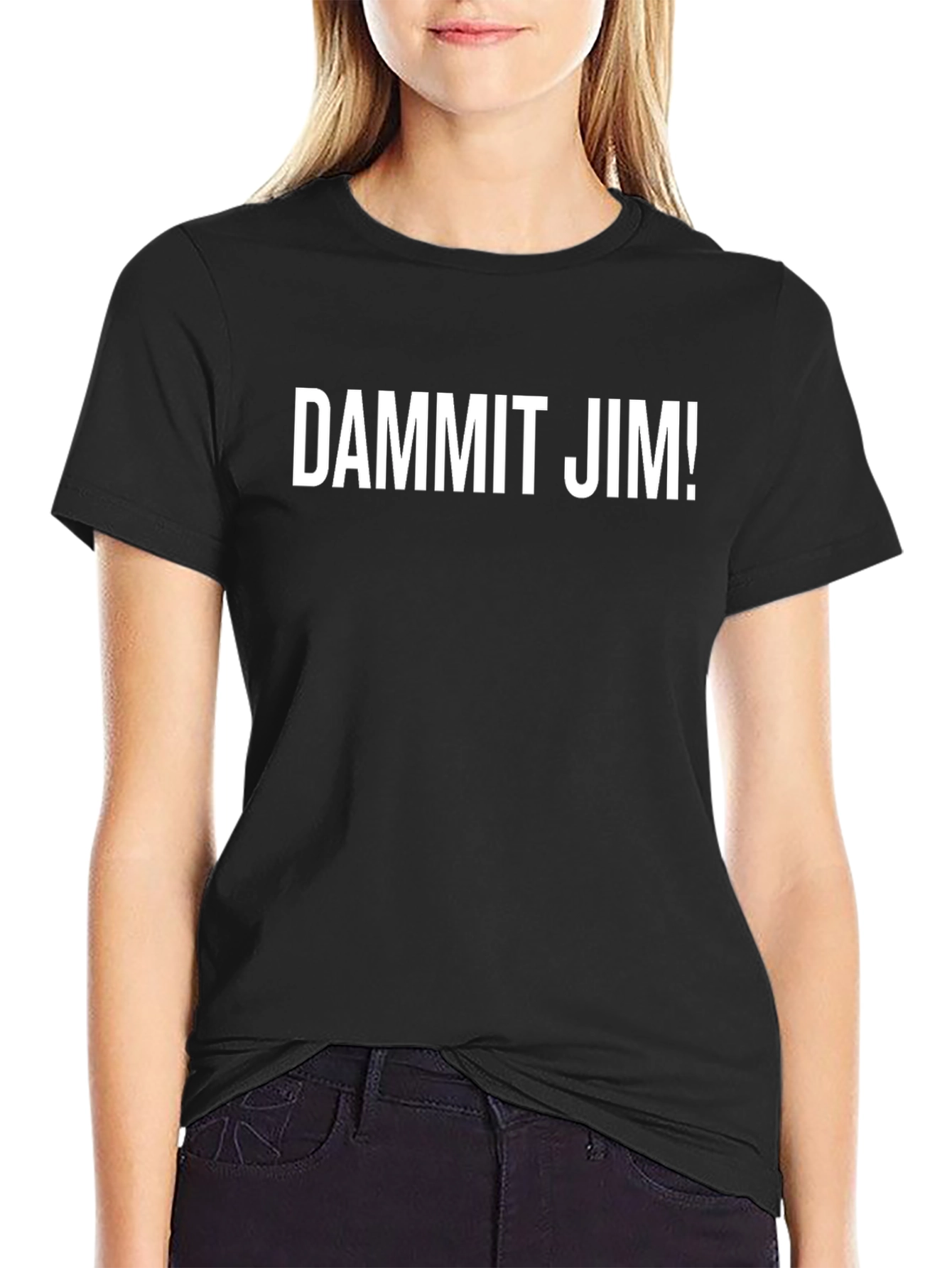 DAMMIT JIM! Graphic T-Shirt - Black