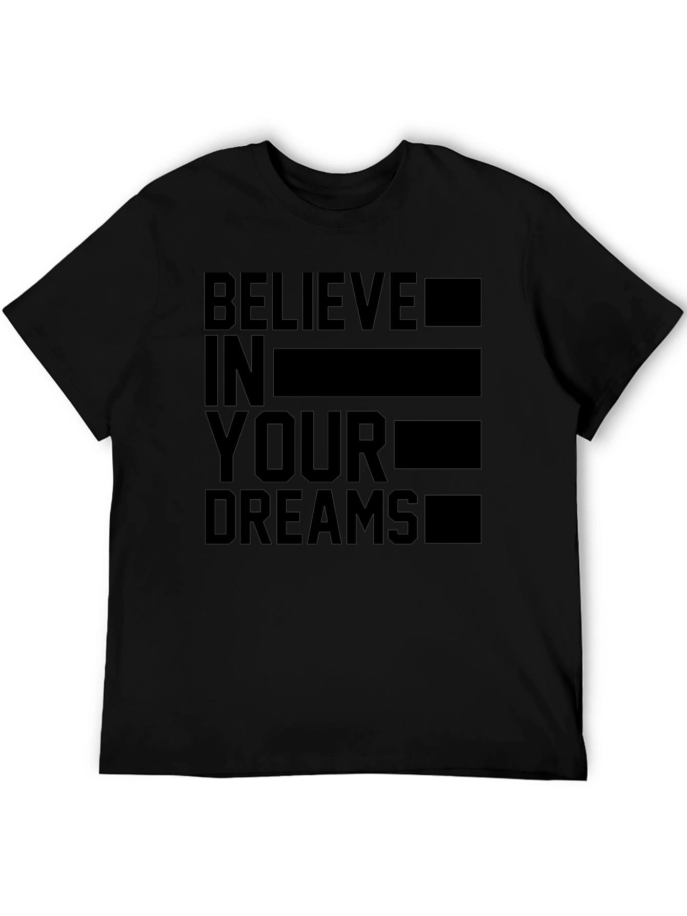 Believe In Your Dreams Graphic Tee - Black