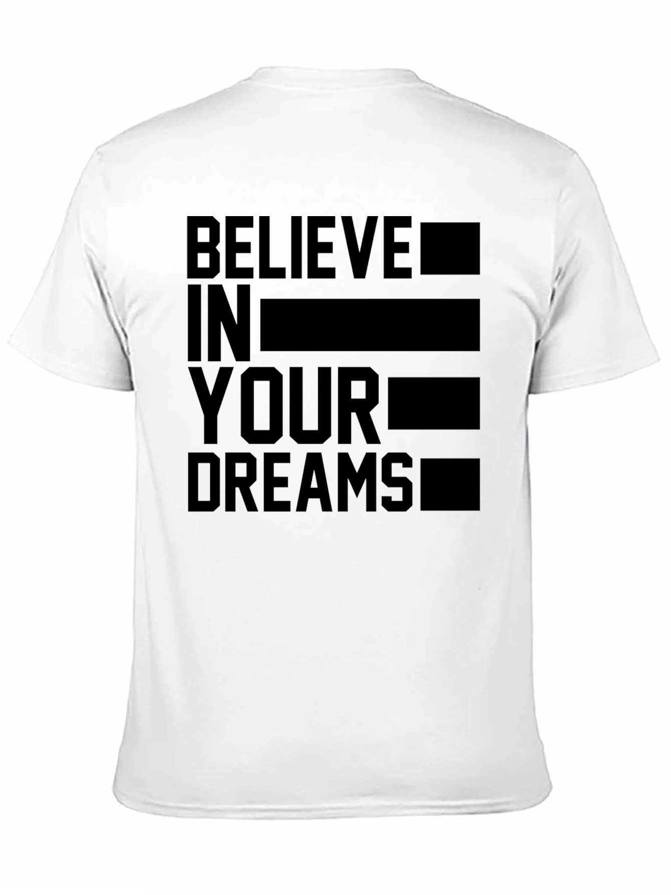 Believe In Your Dreams Graphic Tee - Black