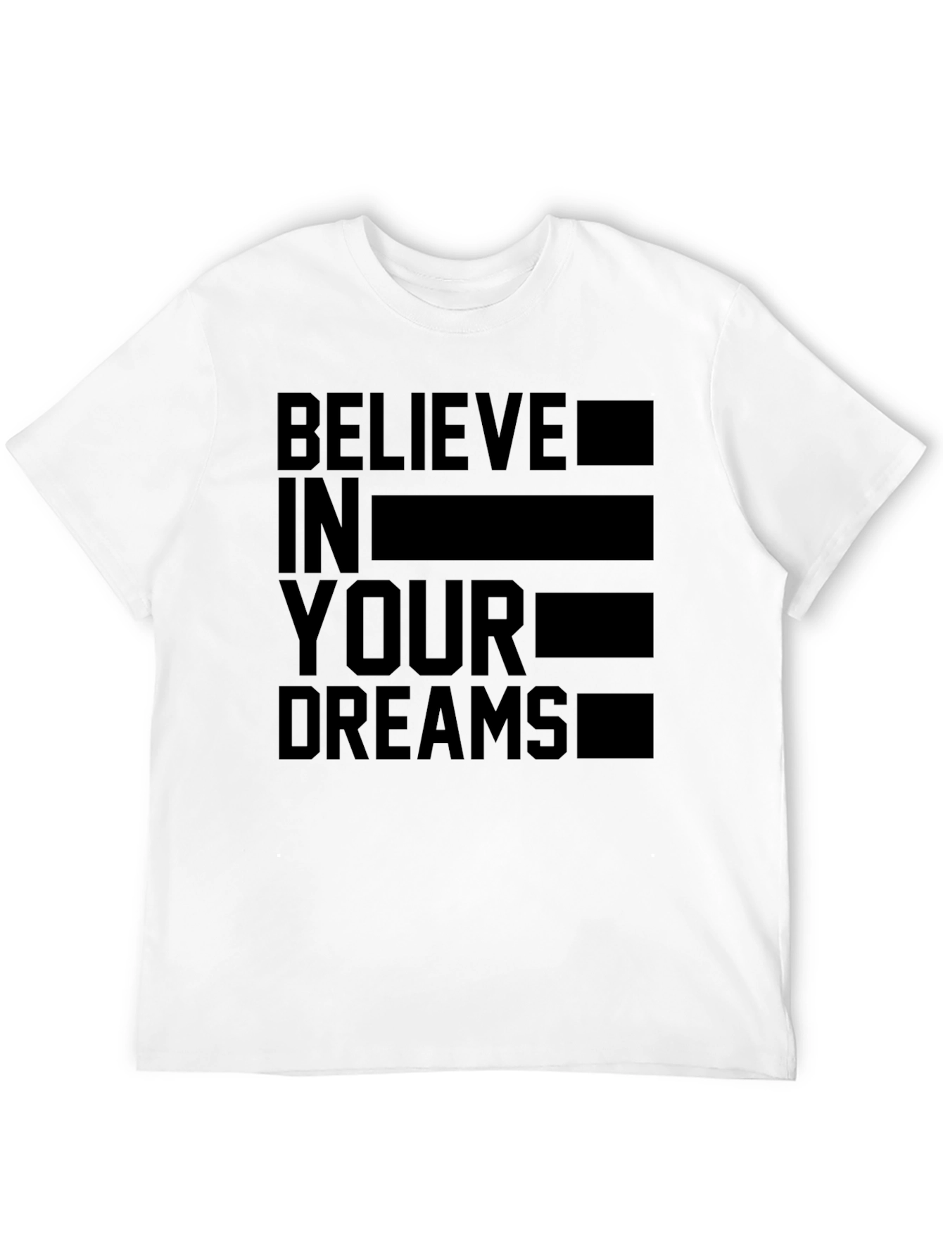 Believe In Your Dreams Graphic Tee - Black