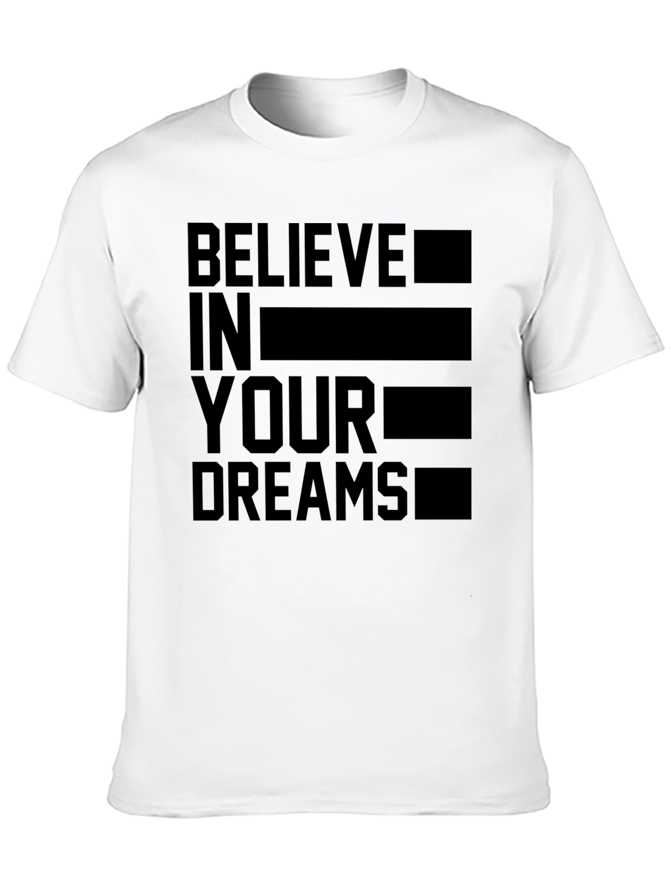 Believe In Your Dreams Graphic Tee - Black