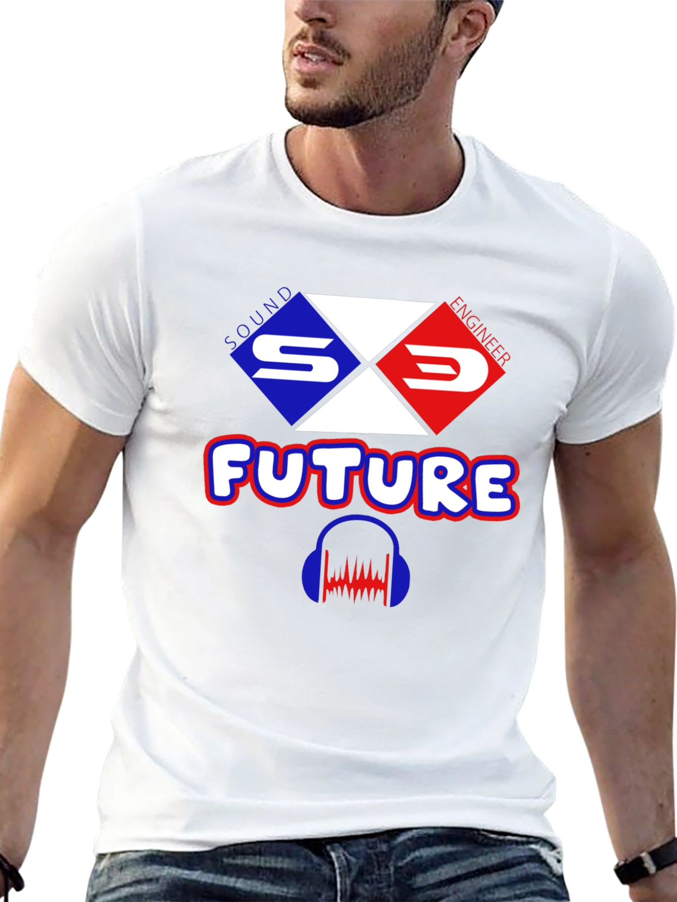 Sound Engineer Future Graphic T-Shirt
