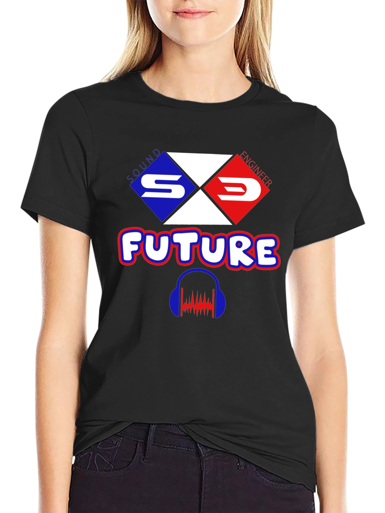 Sound Engineer Future Graphic T-Shirt