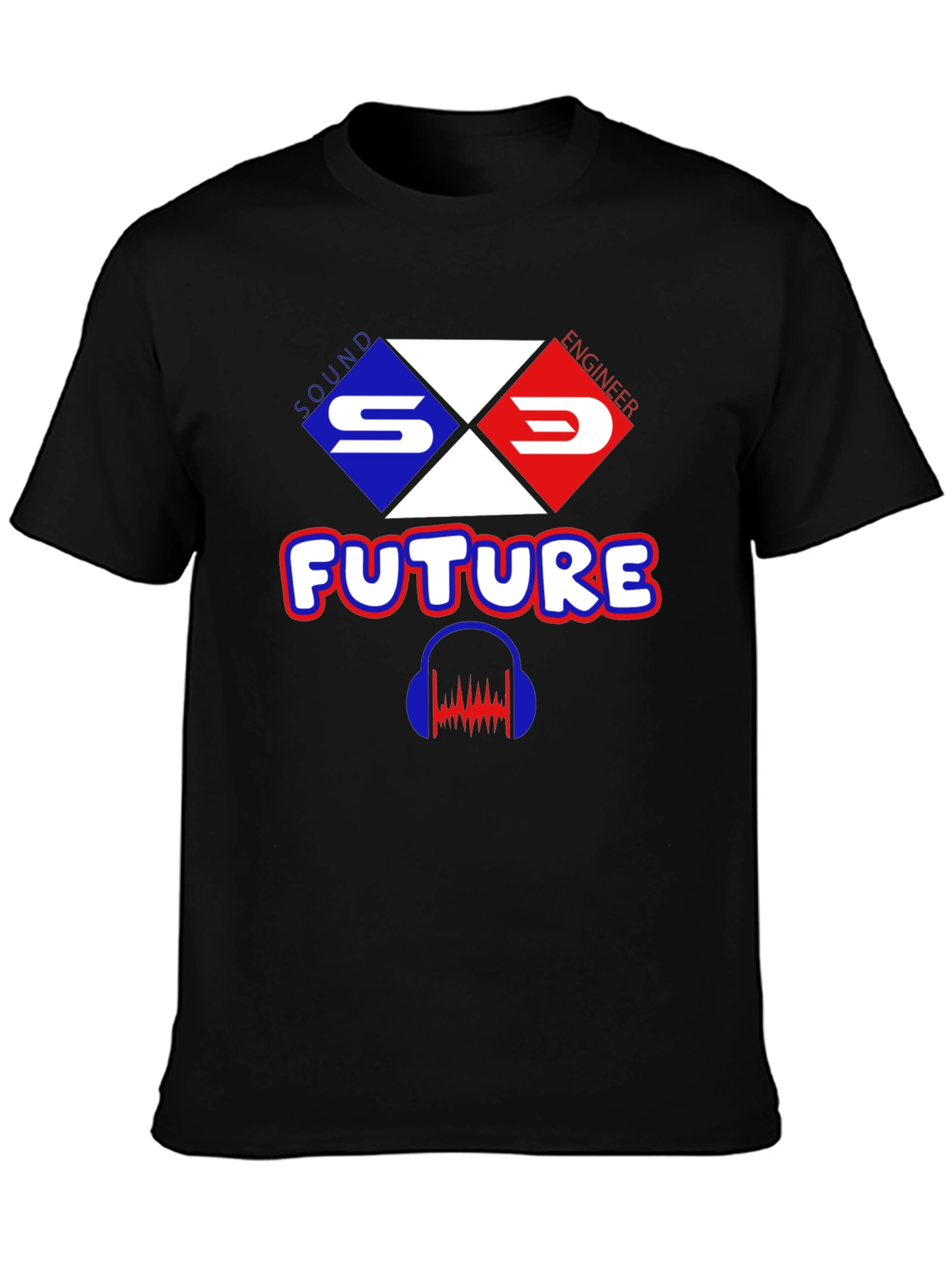 Sound Engineer Future Graphic T-Shirt
