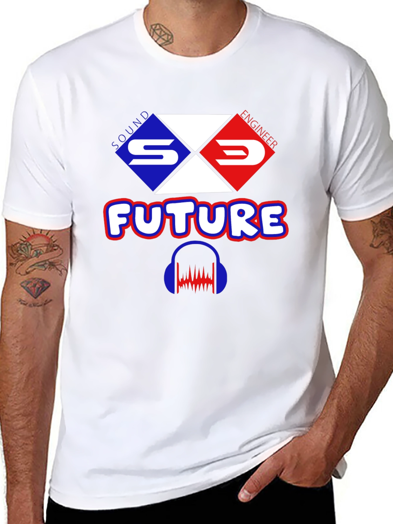 Sound Engineer Future Graphic T-Shirt