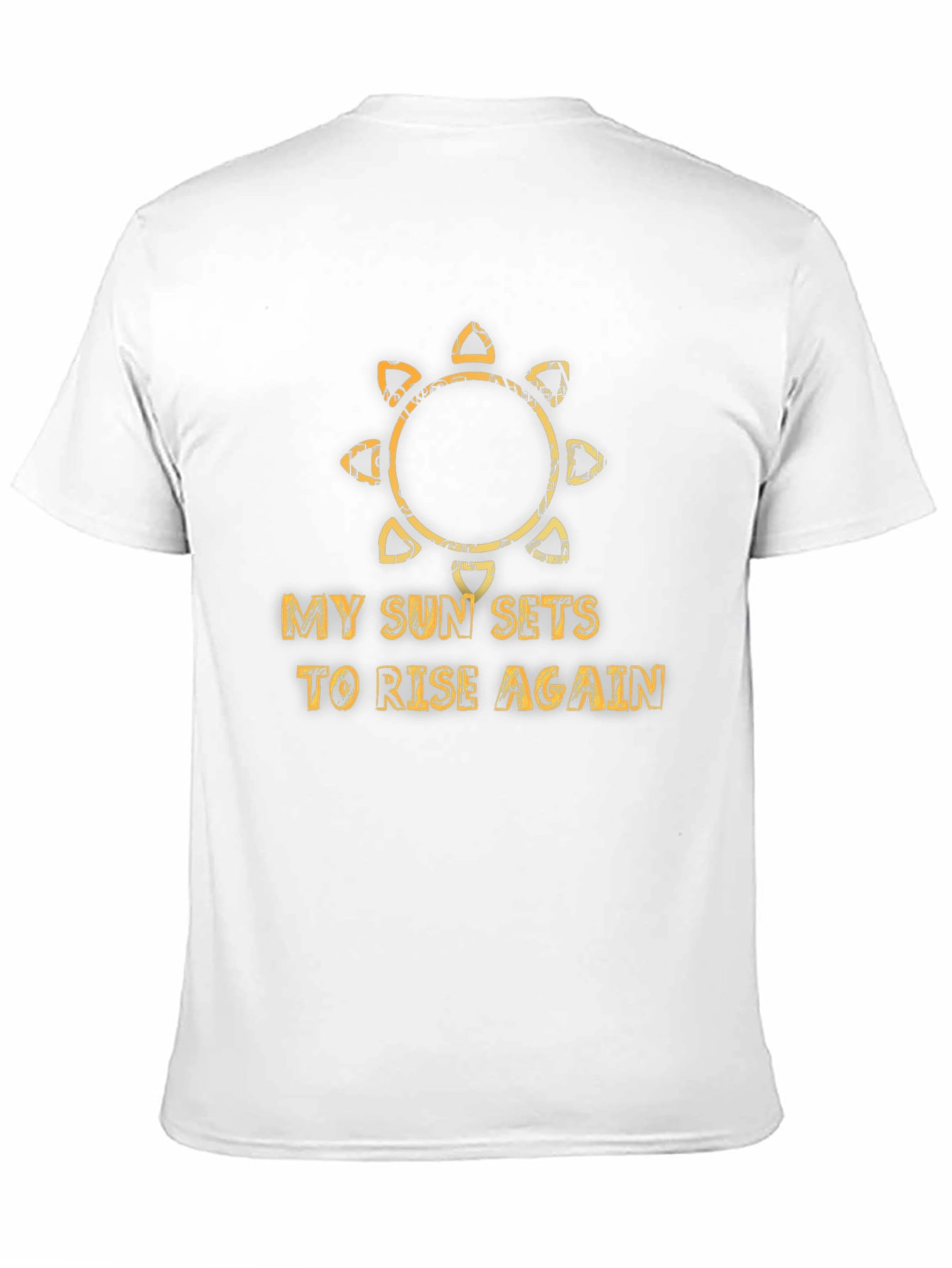 My Sun Sets to Rise Again Black T-Shirt