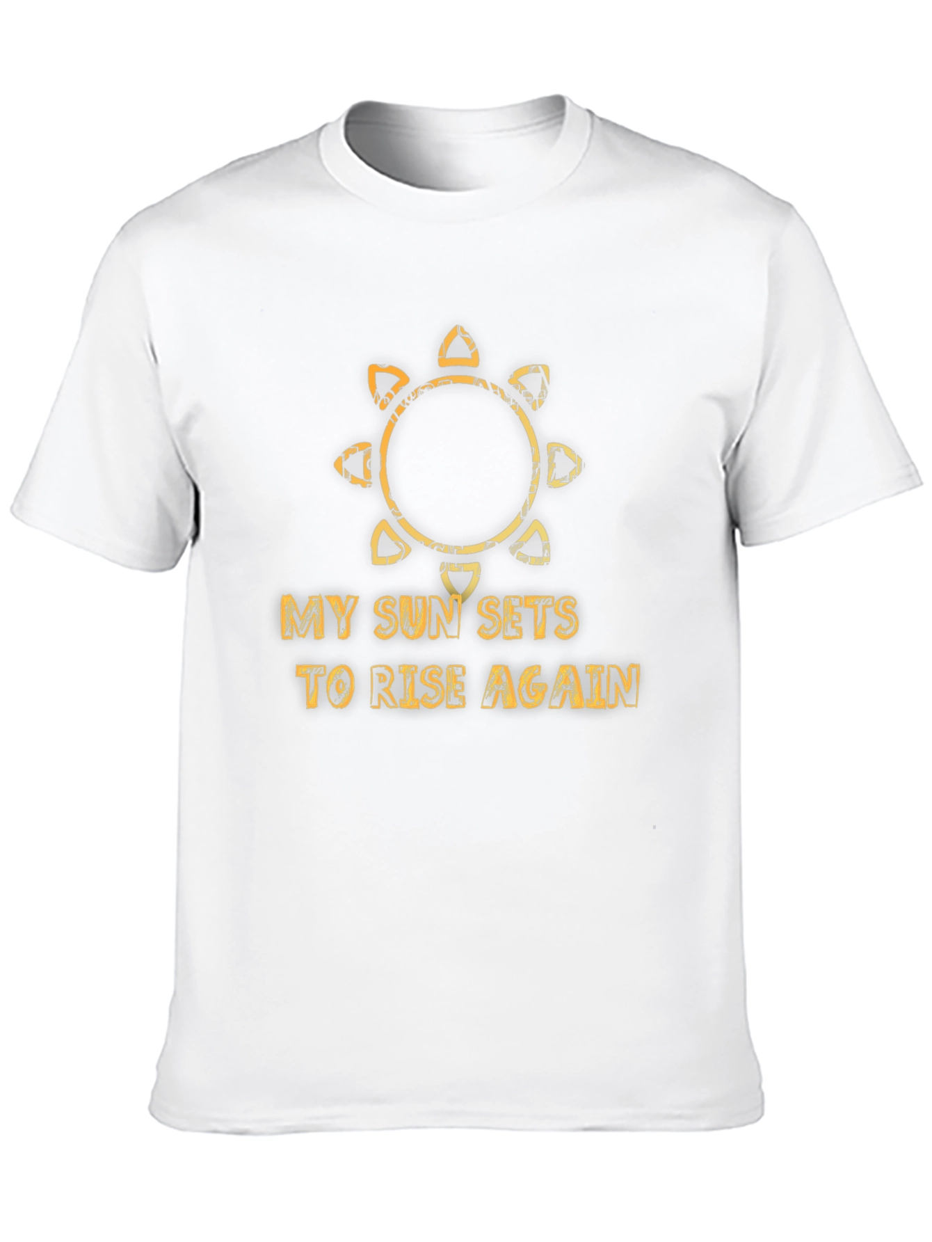 My Sun Sets to Rise Again Black T-Shirt