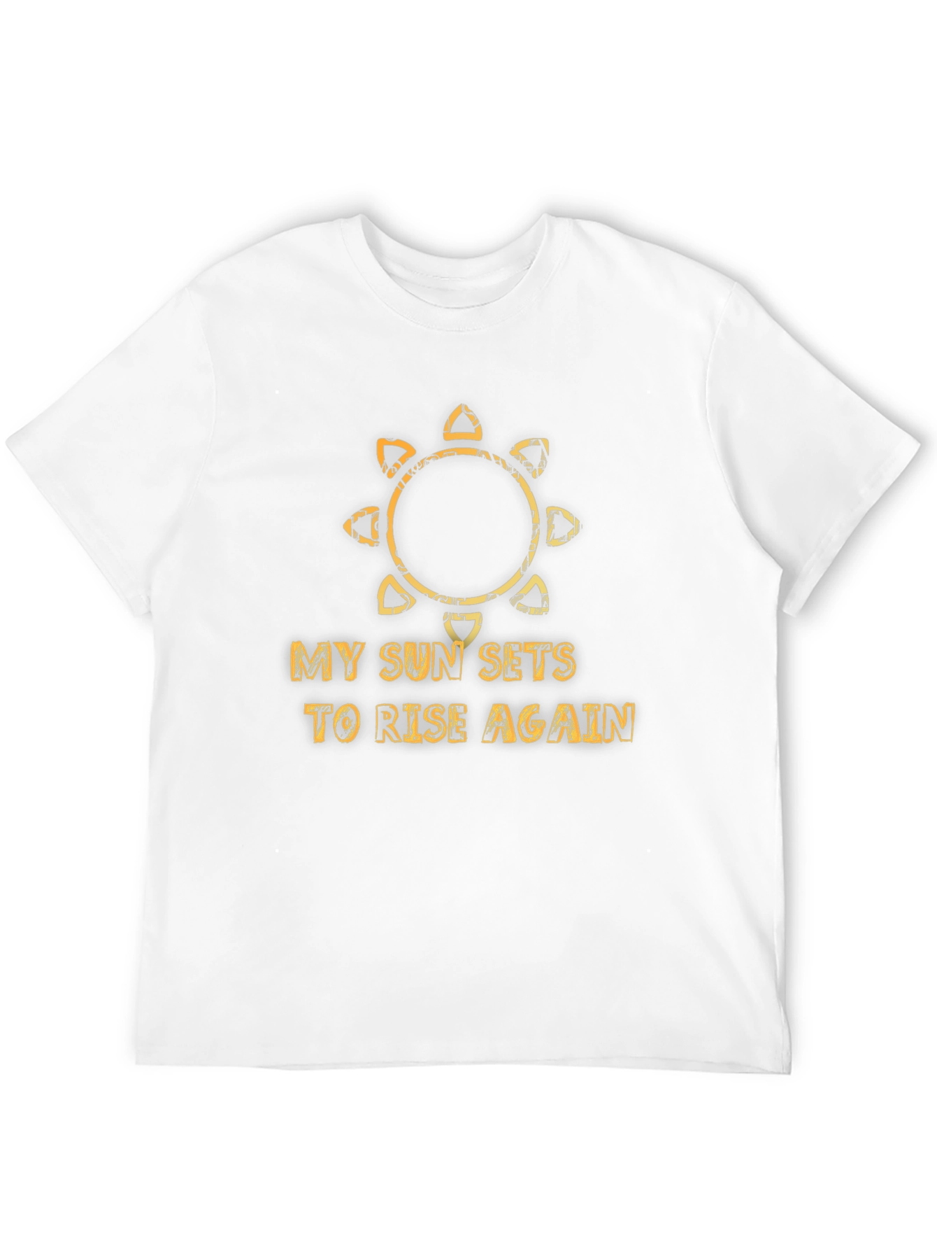 My Sun Sets to Rise Again Black T-Shirt