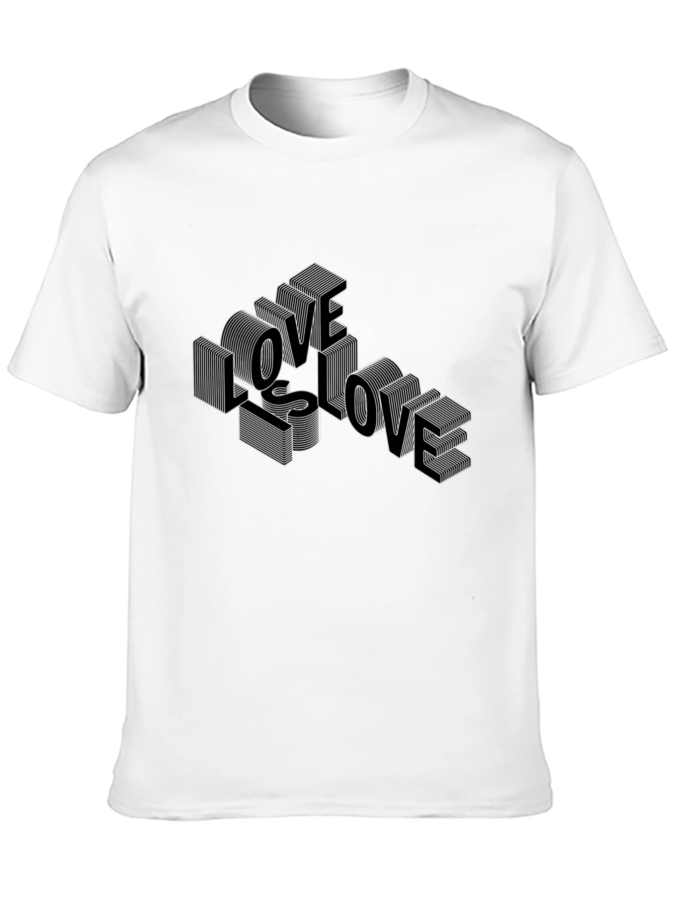 Love is Love Graphic T-Shirt - Black