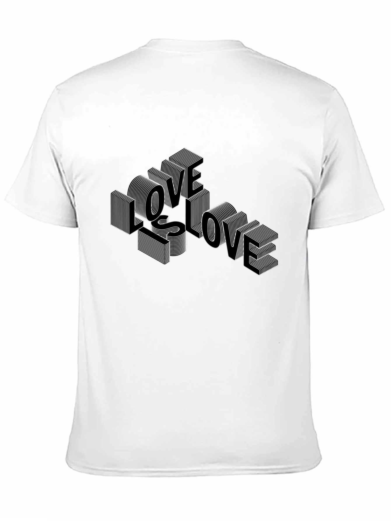 Love is Love Graphic T-Shirt - Black