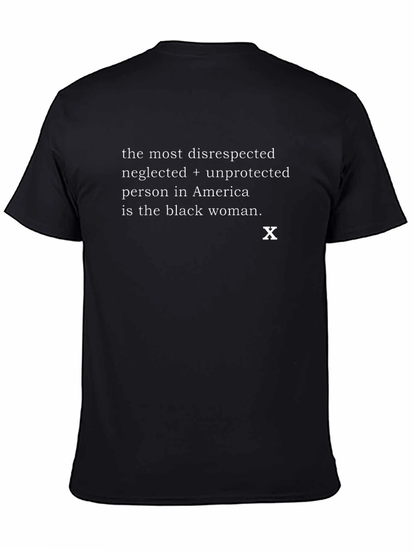 Black Woman T-Shirt - Respect & Equality