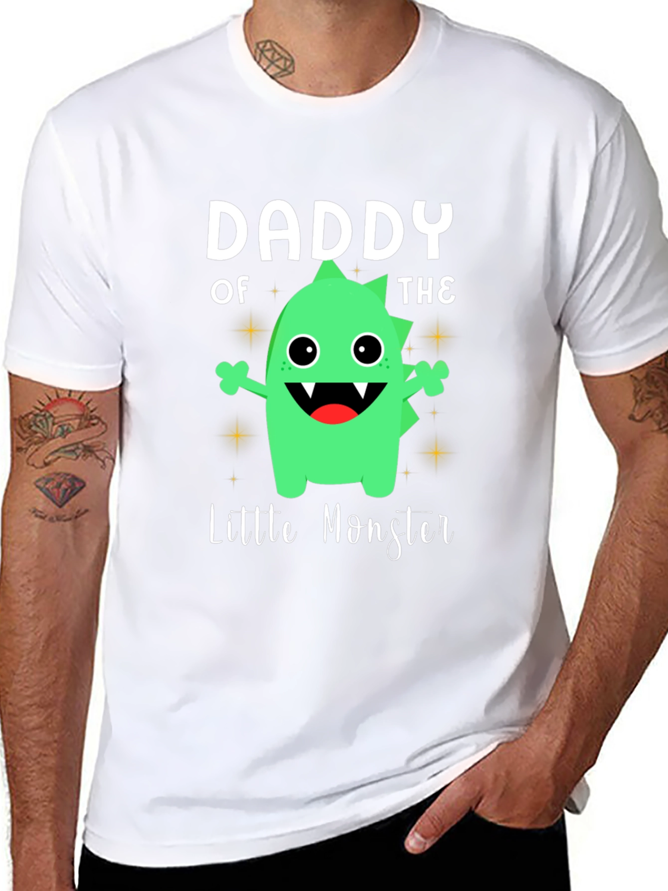 Daddy of the Little Monster Graphic Tee