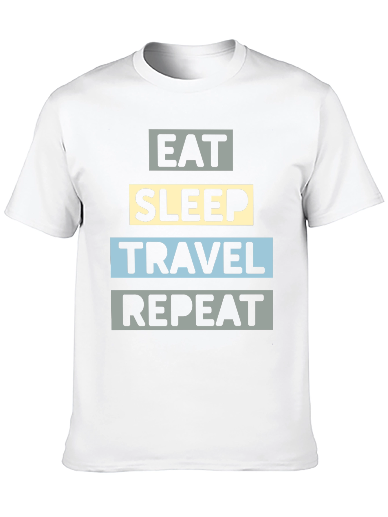 Eat Sleep Travel Repeat T-Shirt - Adventure Tee