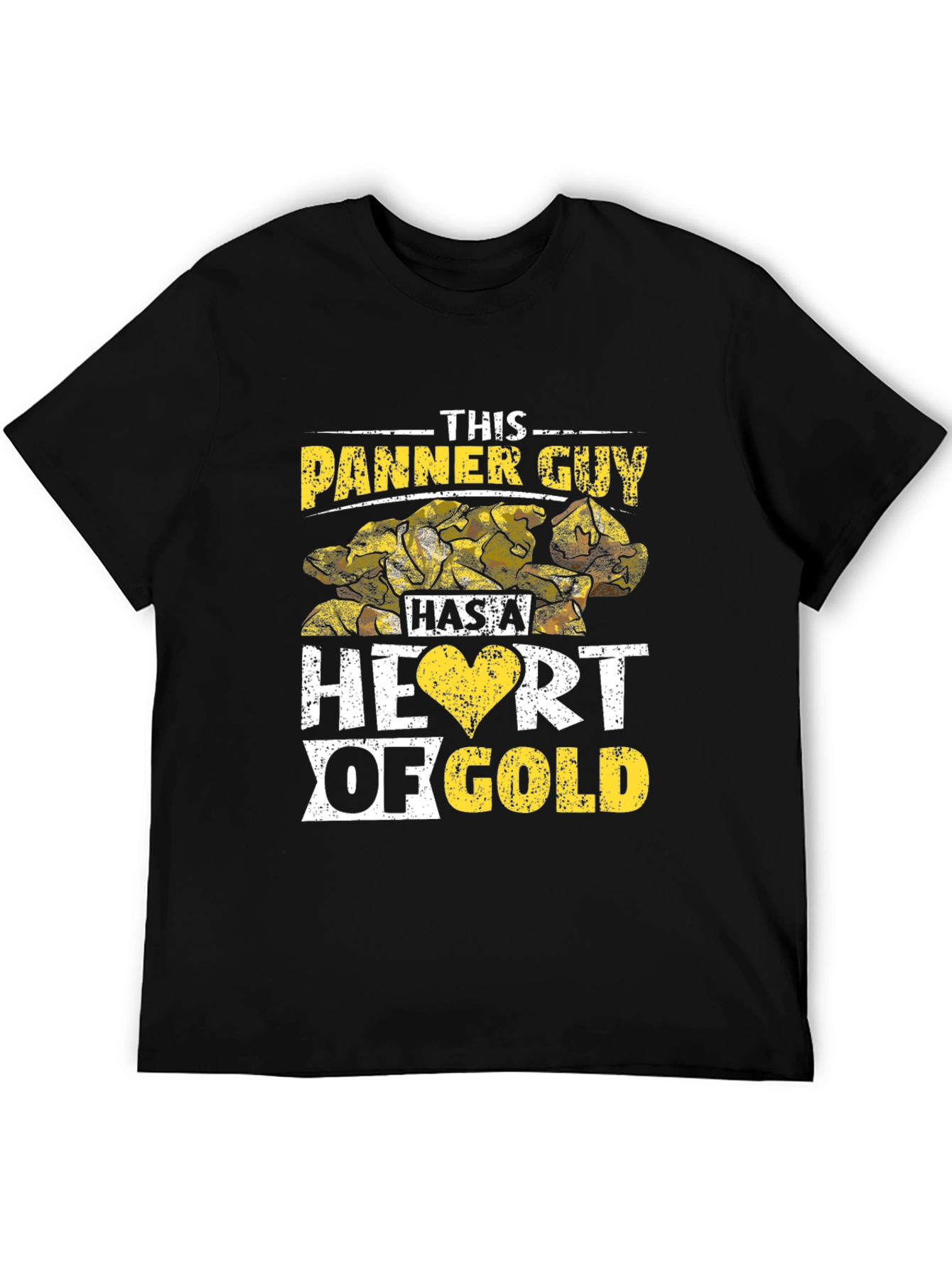 Panner Guy Heart of Gold Black T-Shirt